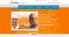 Desktop Screenshot of erasepoverty.org