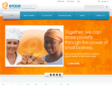 Tablet Screenshot of erasepoverty.org